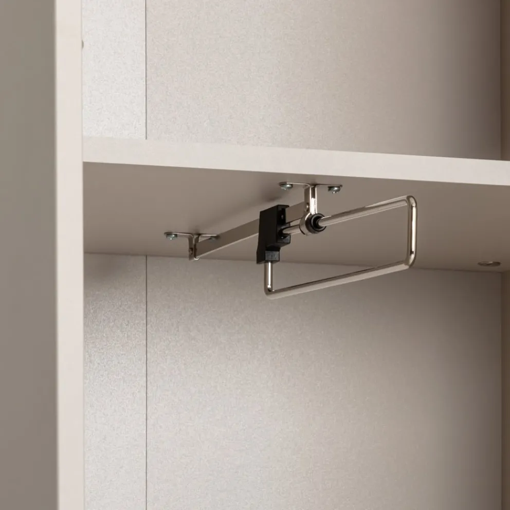 Voleo Garderobenschrank Indo eichefarbig, kaschmir Discount