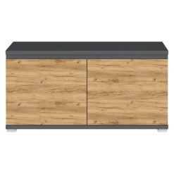 Xora Garderobenschrank Lilo anthrazit, eichefarbig Outlet