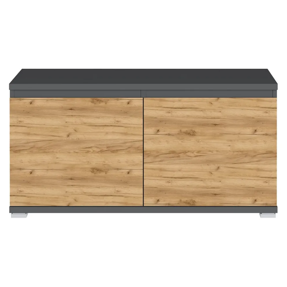 Xora Garderobenschrank Lilo anthrazit, eichefarbig Outlet