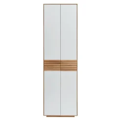 Linea Natura Garderobenschrank Rivo eiche, weiss