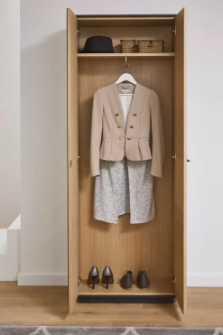 Dieter Knoll Garderobenschrank Savona anthrazit, eichefarbig Outlet