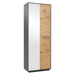 Dieter Knoll Garderobenschrank Savona anthrazit, eichefarbig Outlet