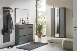 Dieter Knoll Garderobenschrank Sorrent grau Discount