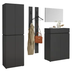 Voleo Garderobenschrank Unique graphit Clearance