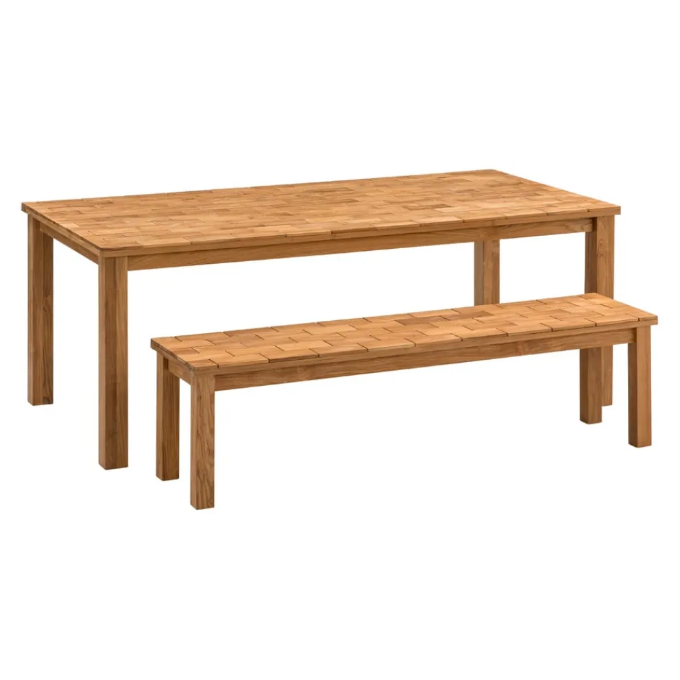 edy&liv Gartenbank Altovaara teakfarbig New