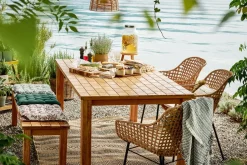 edy&liv Gartenbank Altovaara teakfarbig New