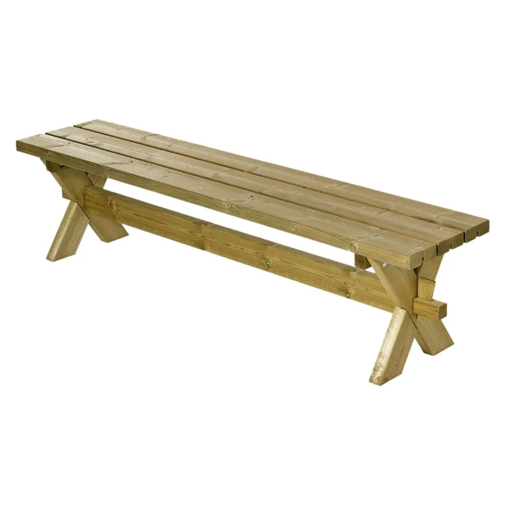PLUS Gartenbank Nostalgie braungrau Hot