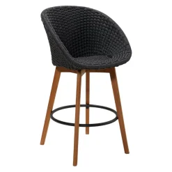 Cane-line Gartenbarhocker Peacock Dark grey Discount