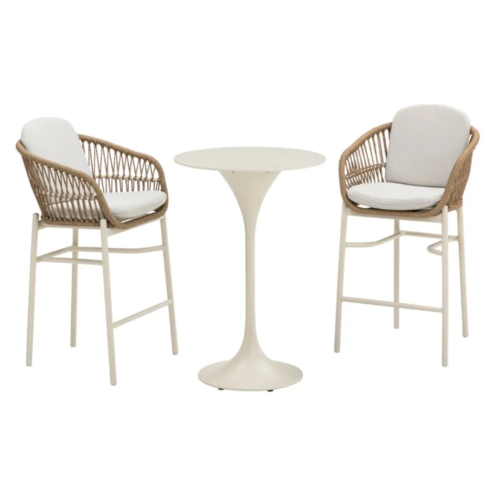 edy&liv Gartenbeistelltisch Bari weiss Discount