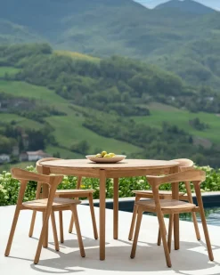 Ethnicraft Gartenbeistelltisch Bok braun New