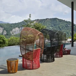 Ames Gartenbeistelltisch Cartagenas crème, pastellblau, schwarz Online