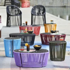 Ames Gartenbeistelltisch Cartagenas lila, schwarz Sale