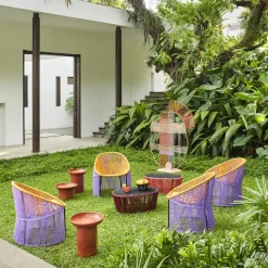 Ames Gartenbeistelltisch Cartagenas lila, schwarz Sale
