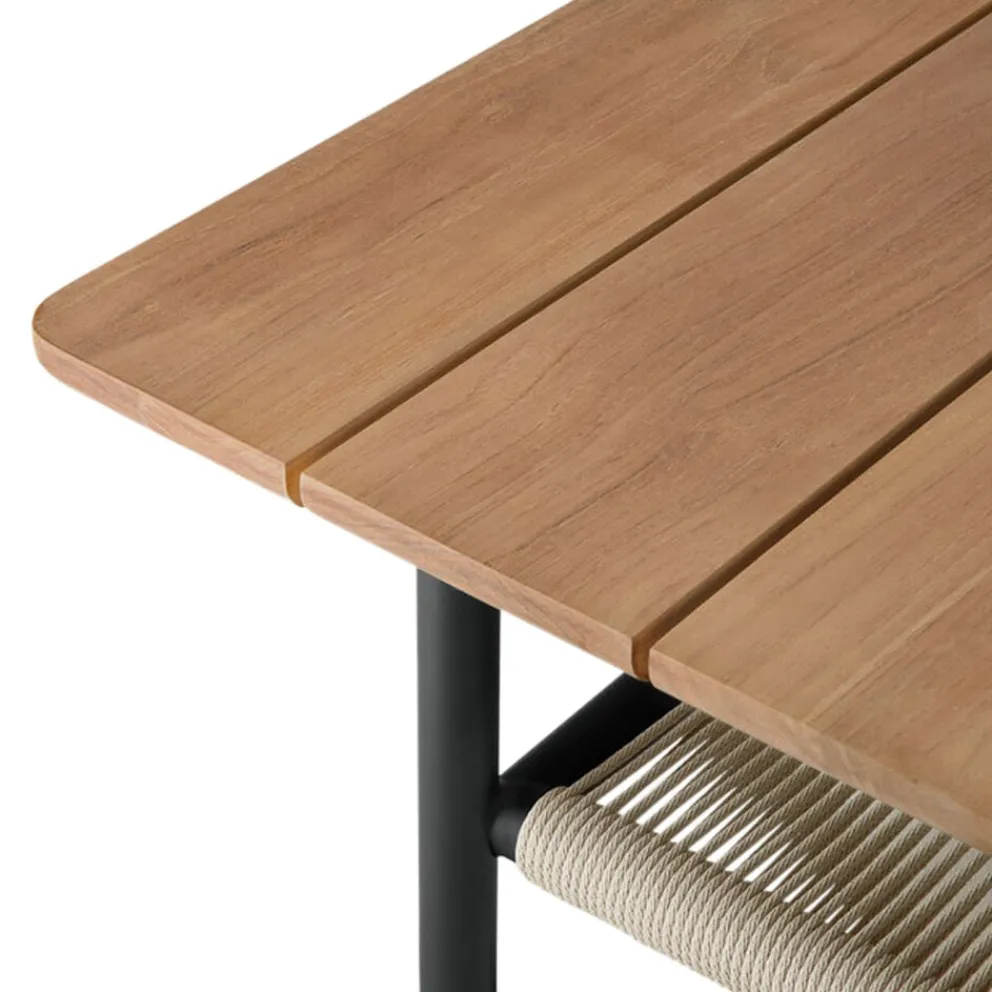 Ethnicraft Gartenbeistelltisch Corbey braun, schwarz Sale