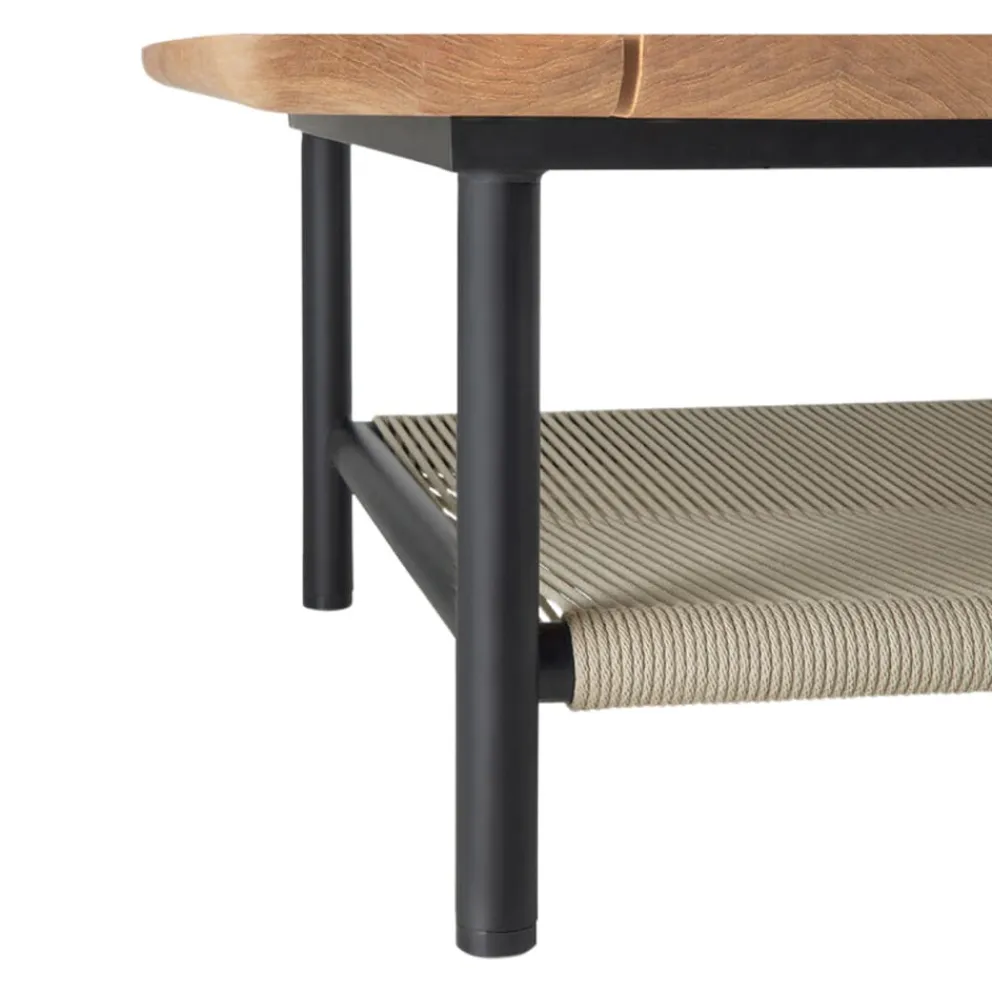 Ethnicraft Gartenbeistelltisch Corbey braun, schwarz Sale