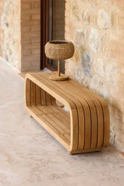 Cane-line Gartenbeistelltisch Mellow teakfarbig New