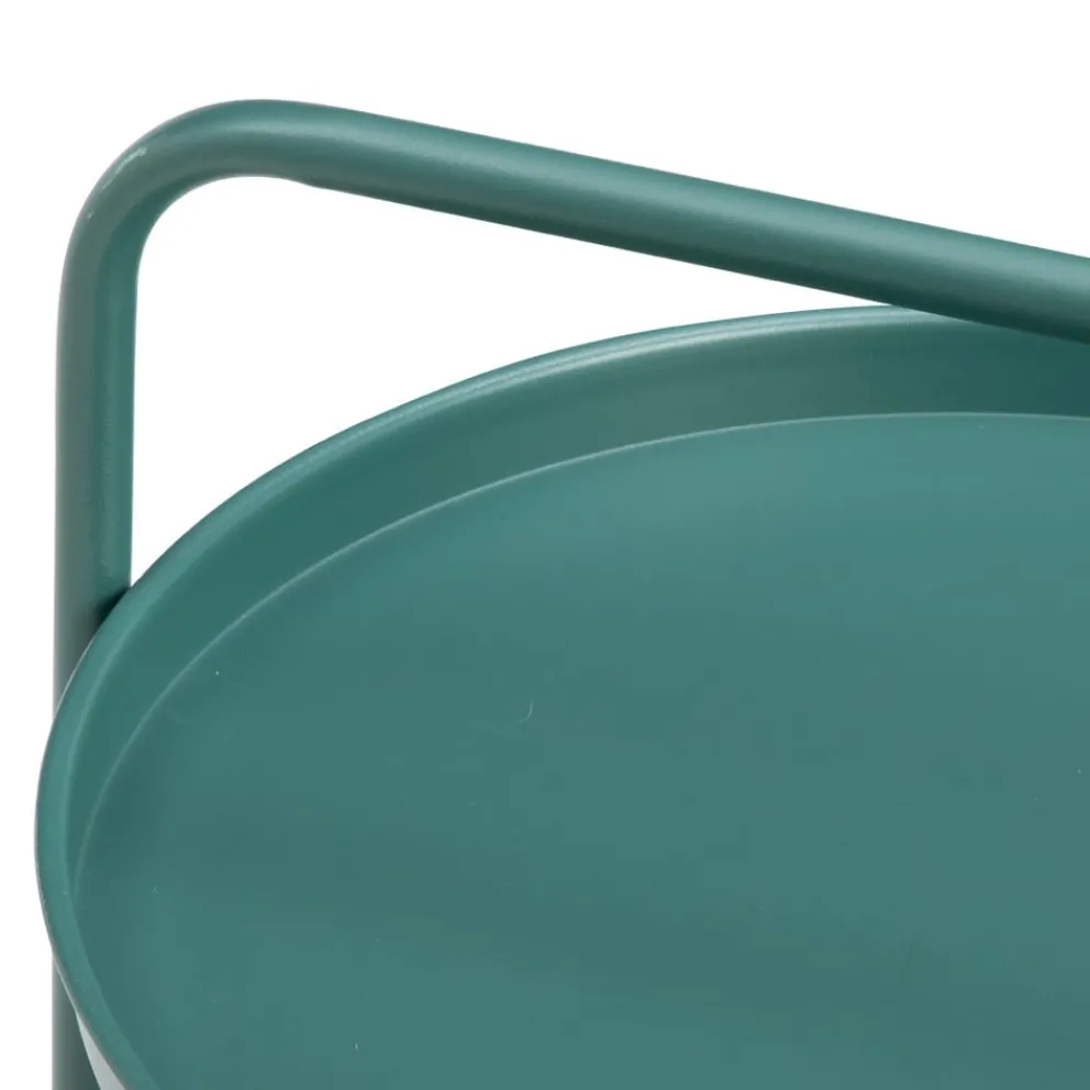 BYYU Gartenbeistelltisch Prag dunkelgrün Discount