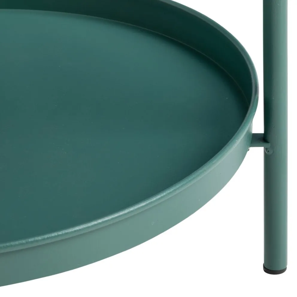 BYYU Gartenbeistelltisch Prag dunkelgrün Discount