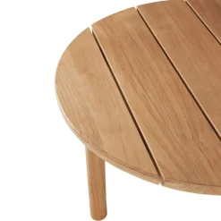 Ethnicraft Gartenbeistelltisch Quatro braun Clearance