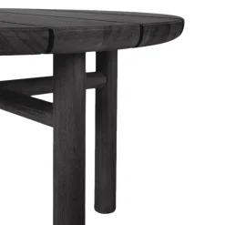 Ethnicraft Gartenbeistelltisch Quatro schwarz New