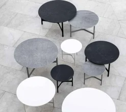 Cane-line Gartenbeistelltisch Twist black COB, lava grey Discount