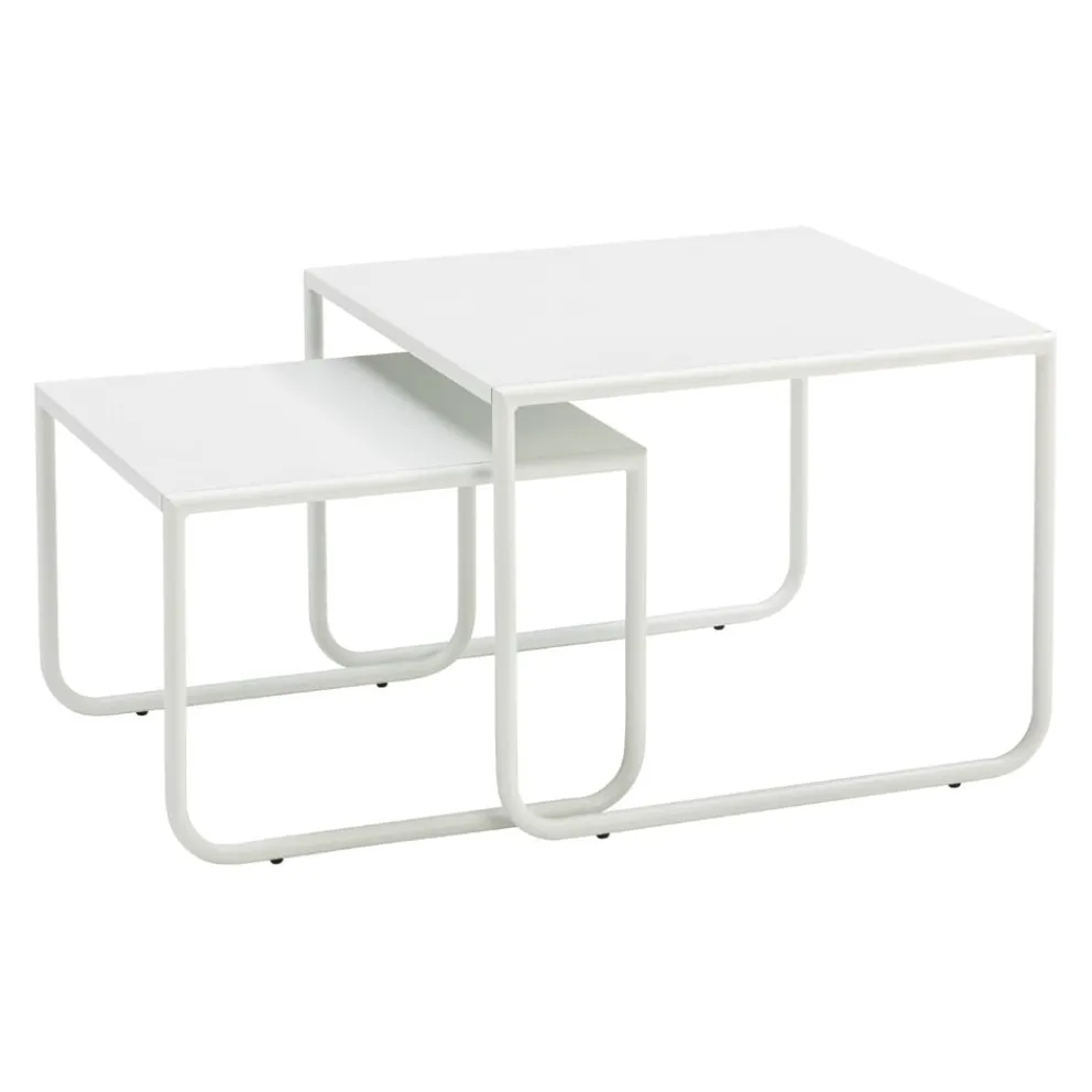 BYYU Gartenbeistelltisch Venedig weiss Discount