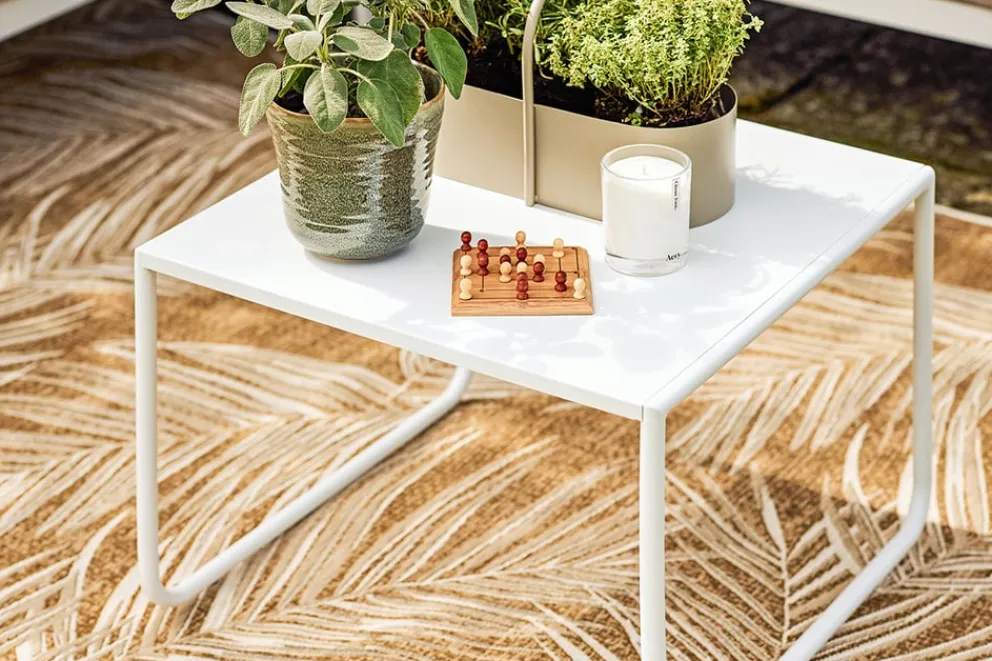 BYYU Gartenbeistelltisch Venedig weiss Discount