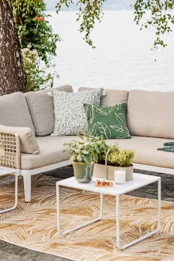 BYYU Gartenbeistelltisch Venedig weiss Online