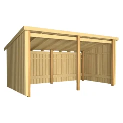 PLUS Gartenhaus Multi fichtefarbig New