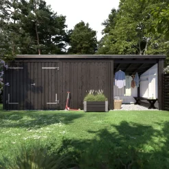 PLUS Gartenhaus Multi fichtefarbig Hot