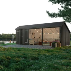 PLUS Gartenhaus Multi fichtefarbig New
