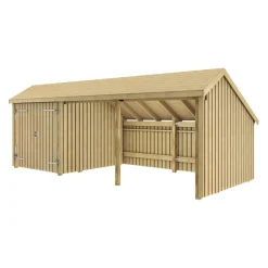 PLUS Gartenhaus Multi fichtefarbig New