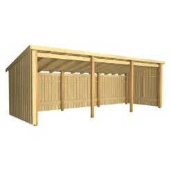 PLUS Gartenhaus Multi fichtefarbig