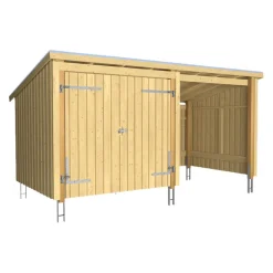 PLUS Gartenhaus Multi fichtefarbig Hot