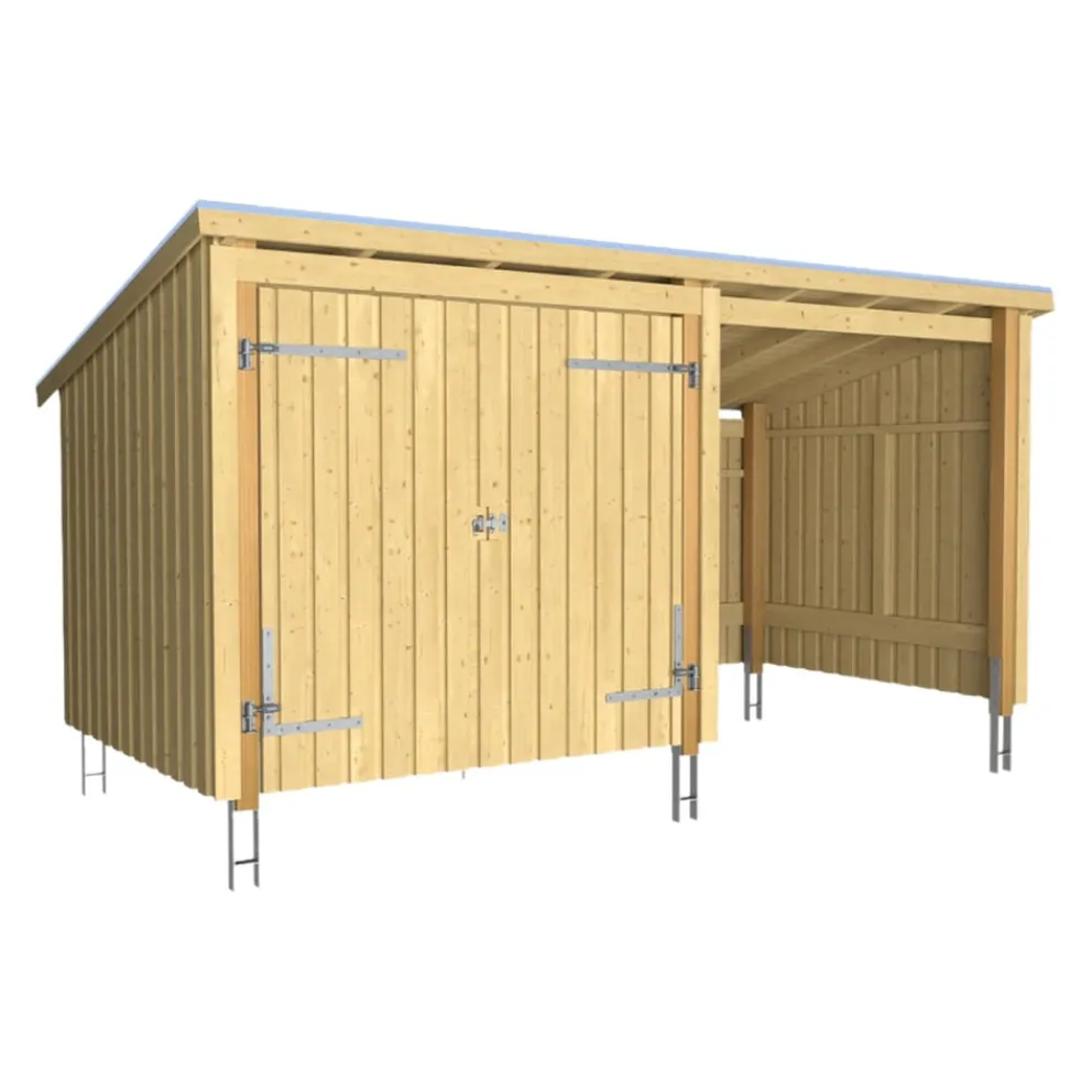 PLUS Gartenhaus Multi fichtefarbig Hot