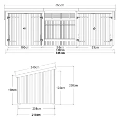 PLUS Gartenhaus Multi fichtefarbig Online