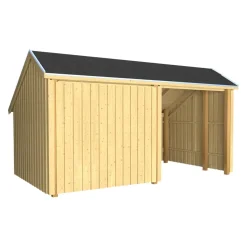 PLUS Gartenhaus Multi fichtefarbig Discount