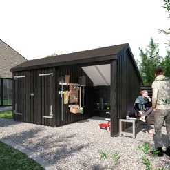 PLUS Gartenhaus Multi fichtefarbig Discount