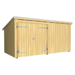PLUS Gartenhaus Multi fichtefarbig New