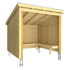 PLUS Gartenhaus Nordic fichtefarbig Outlet