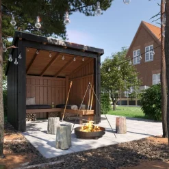 PLUS Gartenhaus Nordic fichtefarbig Outlet