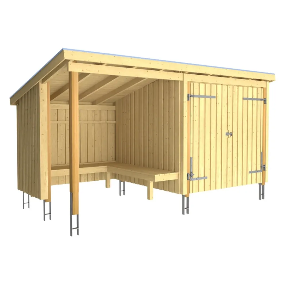 PLUS Gartenhaus Nordic fichtefarbig Sale