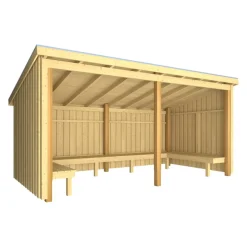 PLUS Gartenhaus Nordic fichtefarbig Discount