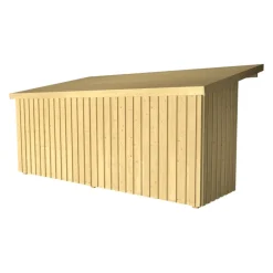 PLUS Gartenhaus Wandmodell fichtefarbig Outlet