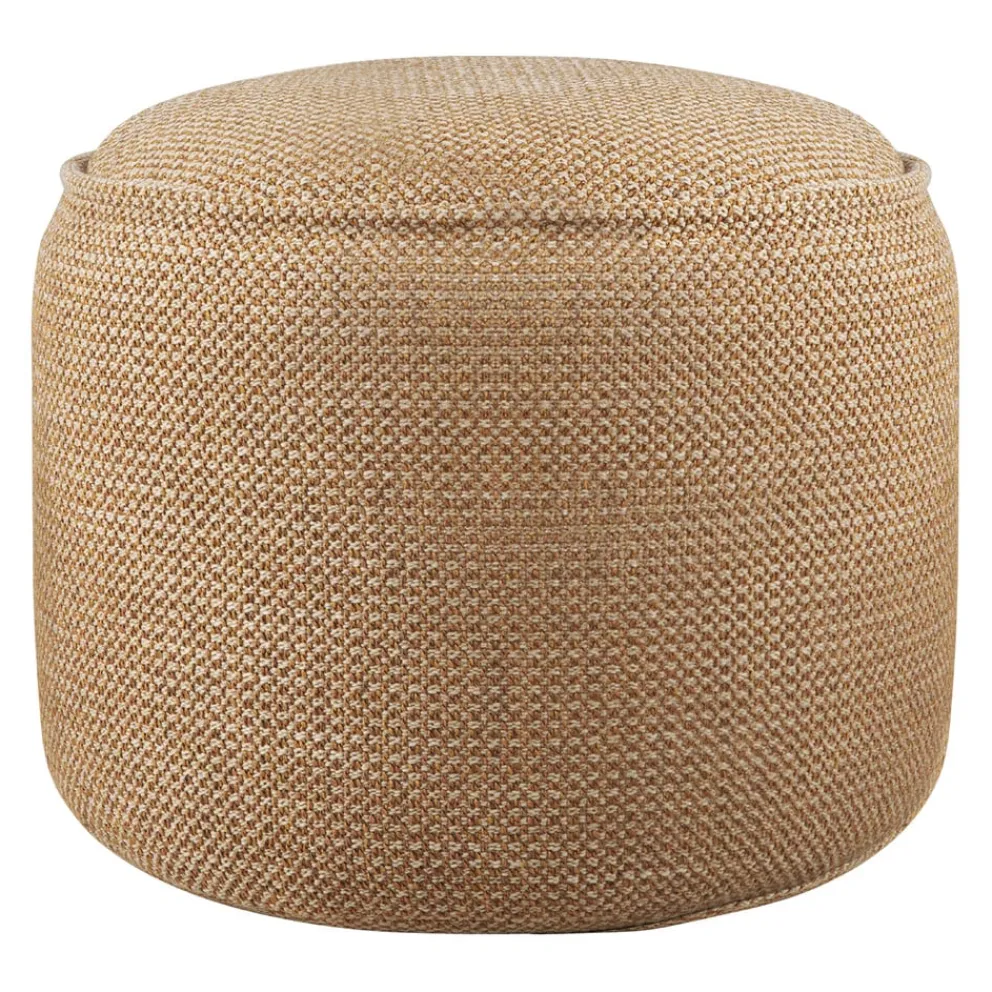 Ethnicraft Gartenhocker Donut senfgelb New