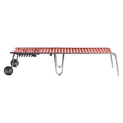 Manufakt Gartenliege Baettig RAL 3000 rot Hot