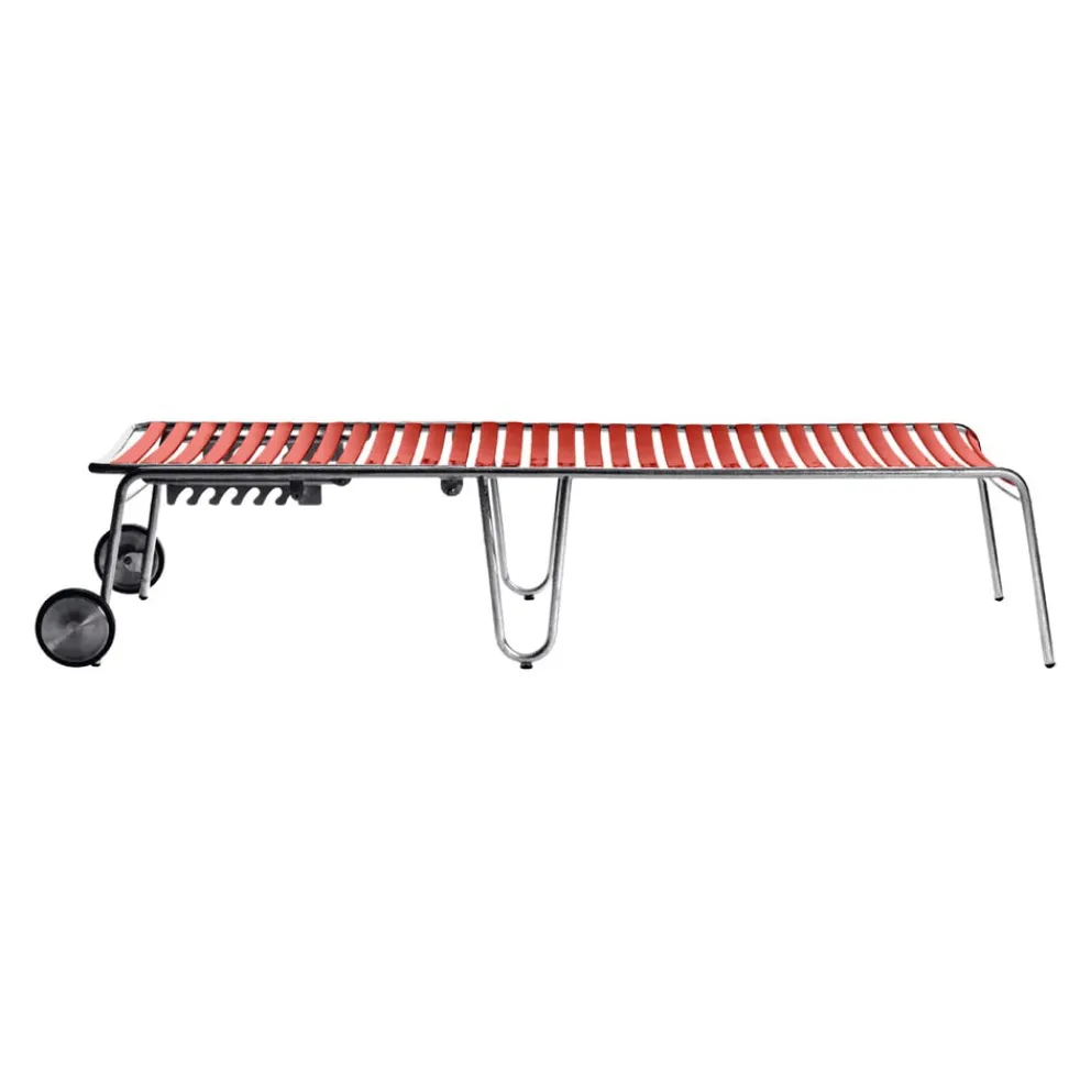 Manufakt Gartenliege Baettig RAL 3000 rot Hot