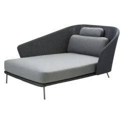 Cane-line Gartenliege Mega dunkelgrau Hot