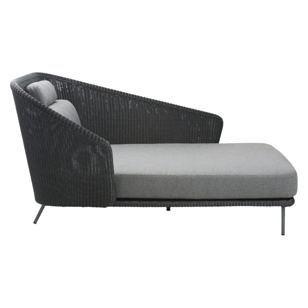 Cane-line Gartenliege Mega dunkelgrau Best