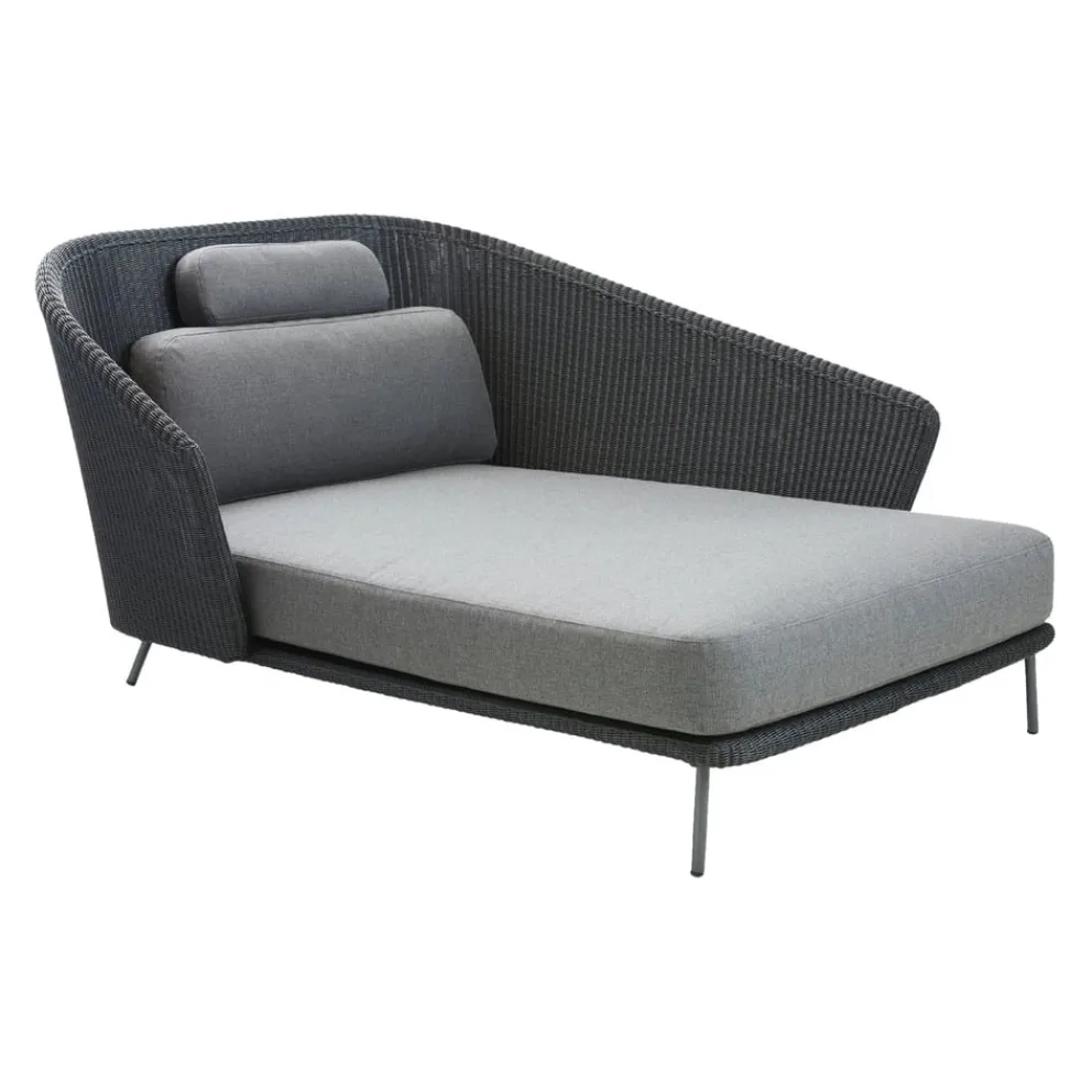 Cane-line Gartenliege Mega dunkelgrau Best